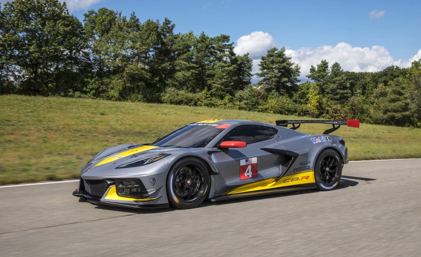 The Corvette C8.R is Chevy’s first mid-engine GTLM race car.
