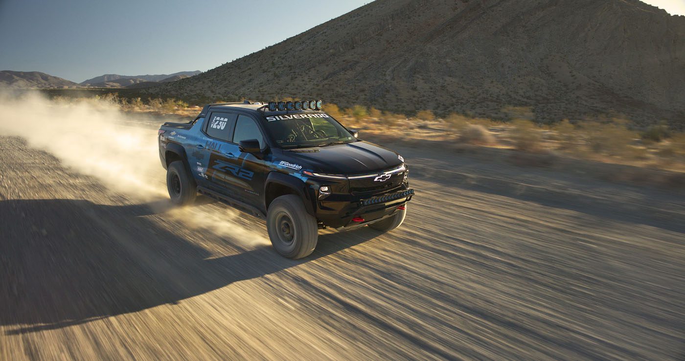 Chevrolet Silverado EV ZR2 race truck concept