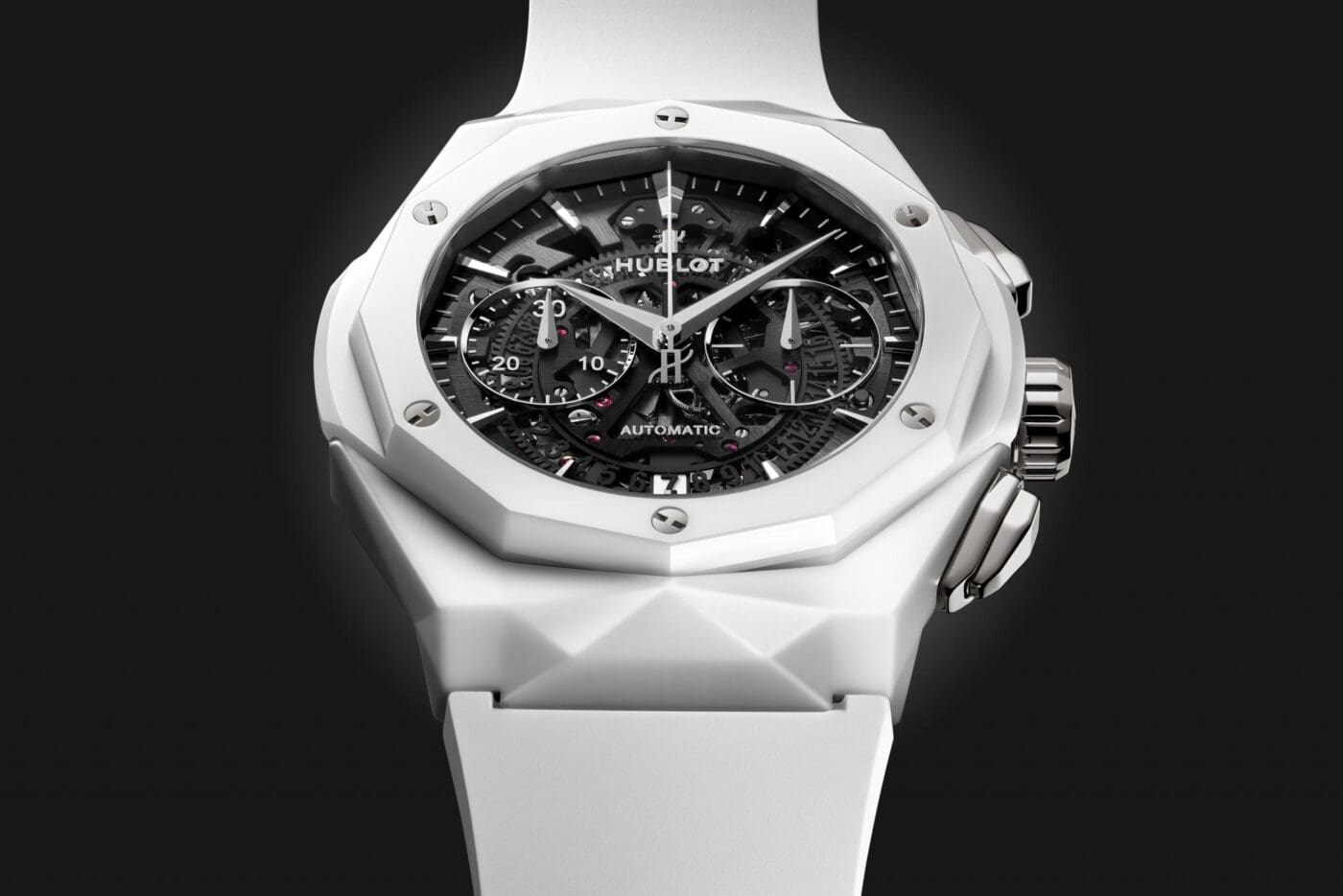 Classic Fusion Aerofusion Chronograph Orlinski Ceramic White pub1