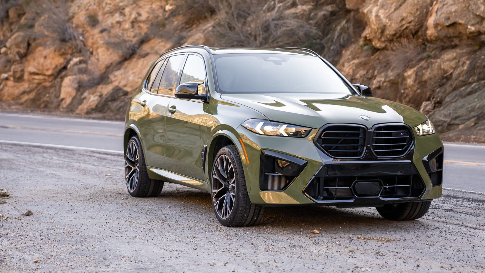 An image of a BMW X5 M Competition parked outdoors.