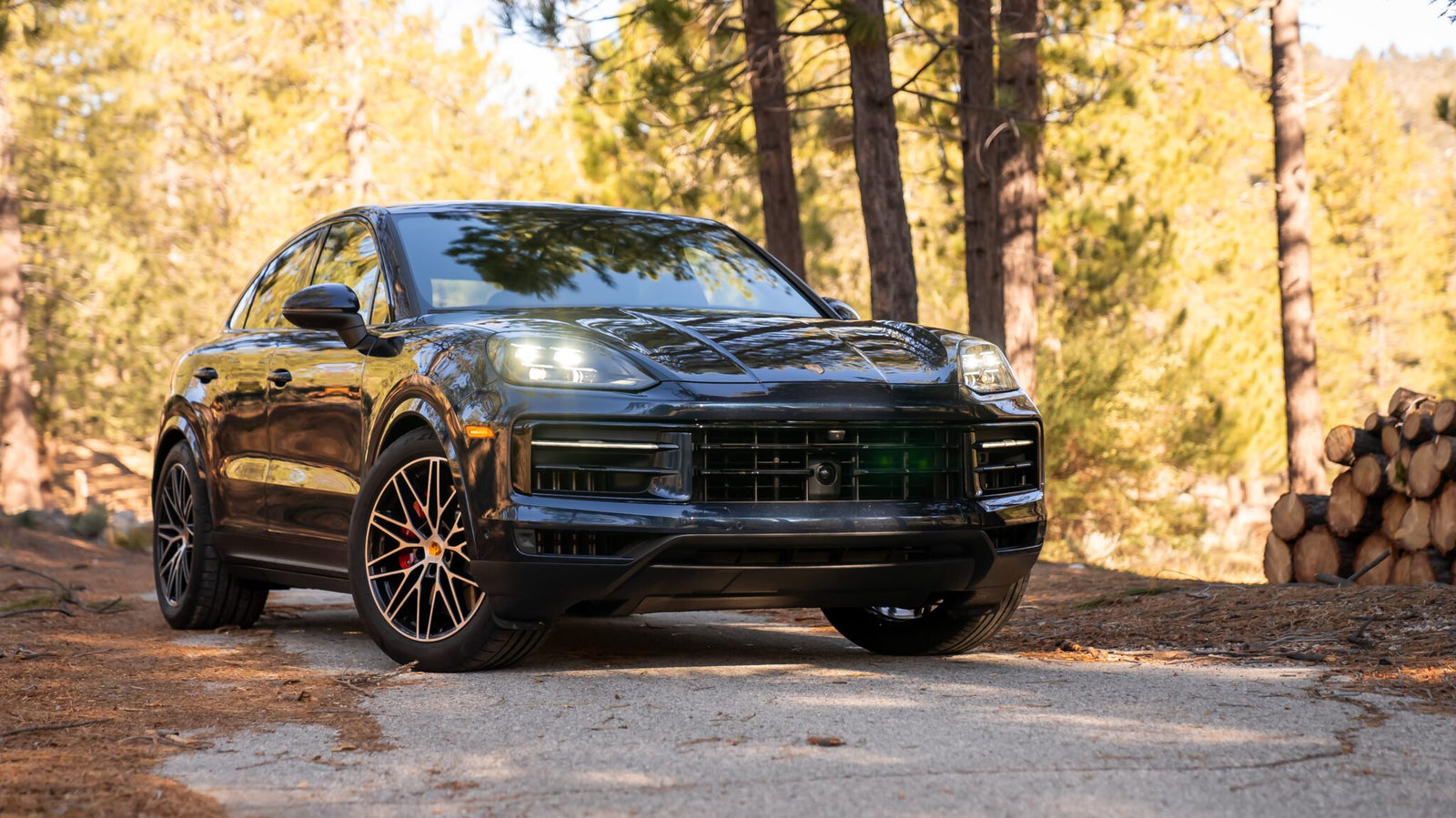 An image of a Porsche Cayenne S Coupe parked outdoors.