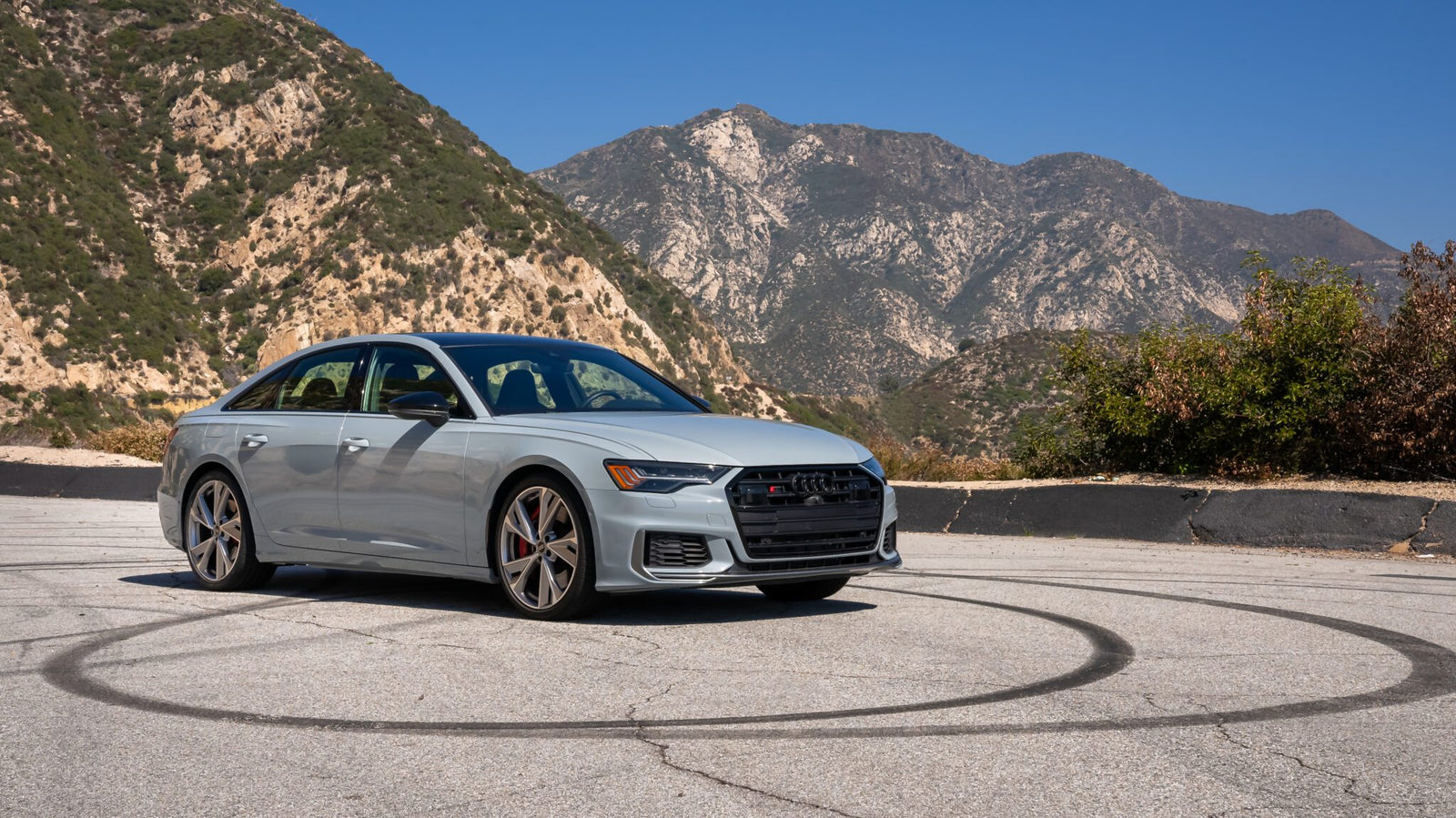 An image of an Audi S6 parked outdoors.
