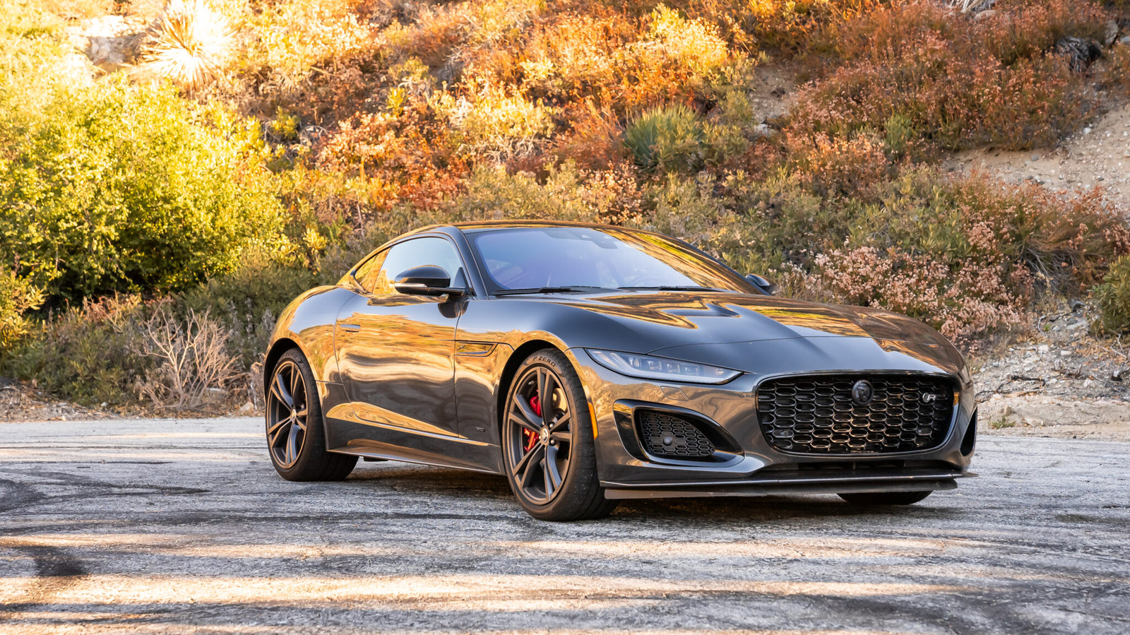 An image of a Jaguar F-Type R parked outdoors.