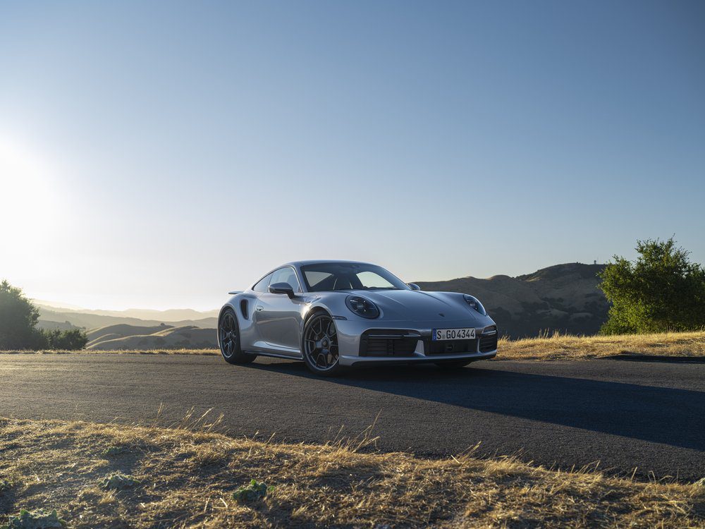 An image of a Porsche 911 Turbo parked outdoors.