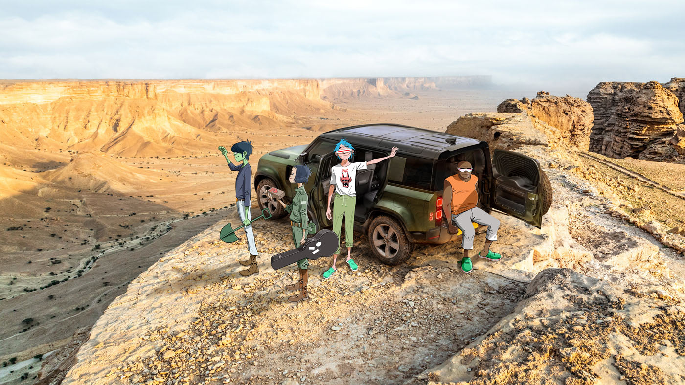 Defender Collaborates With Gorillaz For The Band’s First Ever Stadium Show