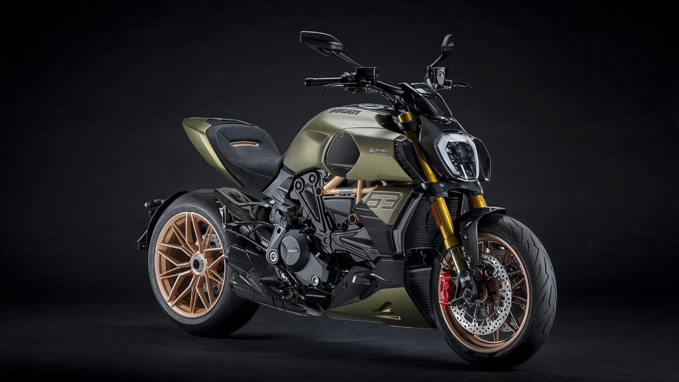 Check The Spec: 2021 Ducati Diavel Lamborghini 63 Edition For Sale