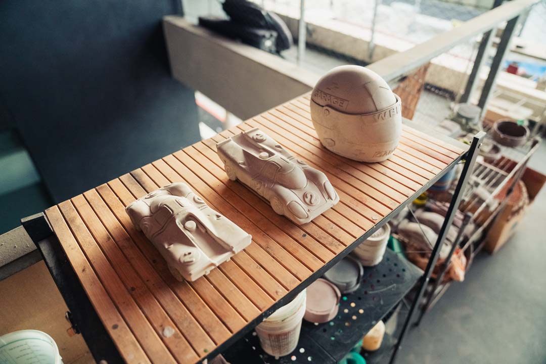 The Porsche 917 Immortalized in Concrete by Dos Santos Collective