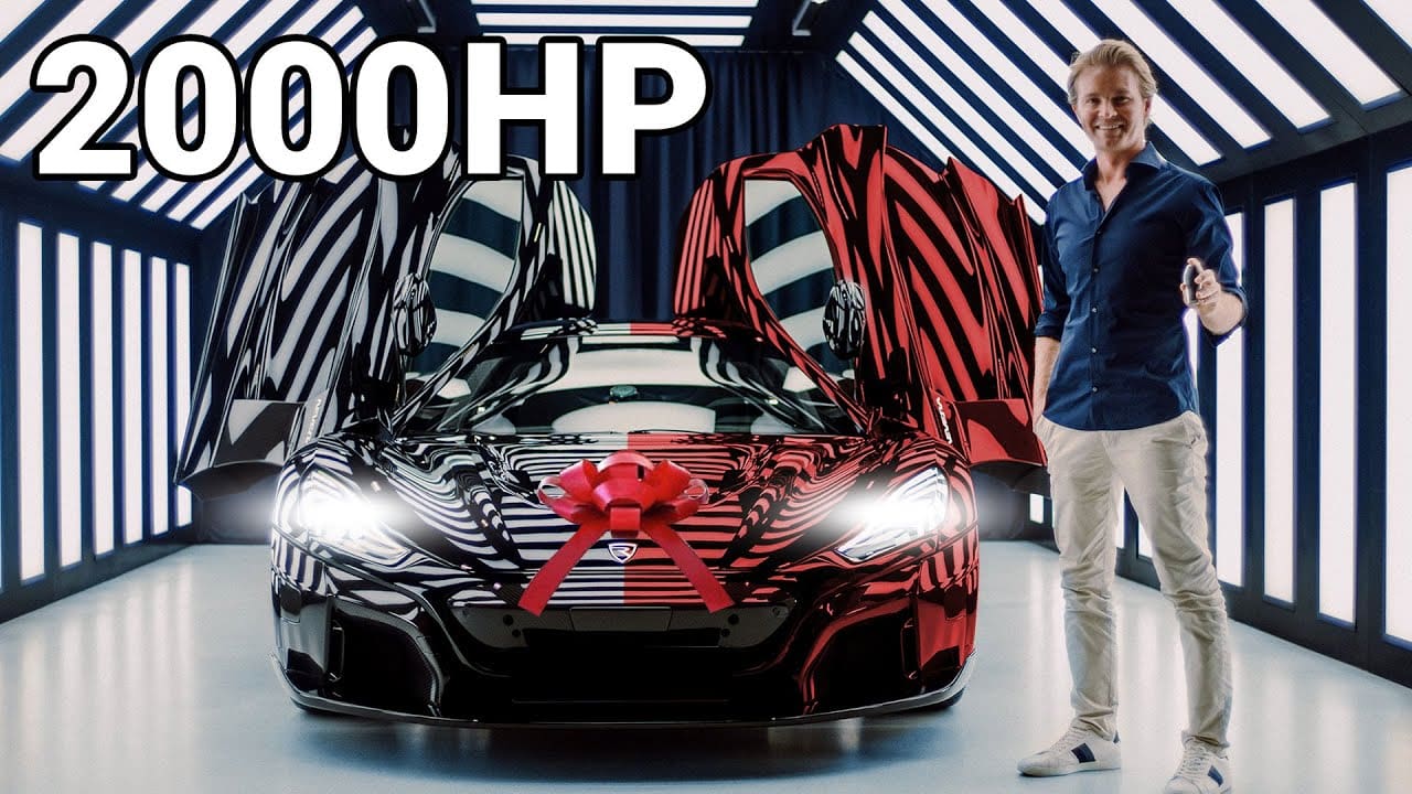 Watch Nico Rosberg Take Delivery Of The First 2000HP Rimac Nevera