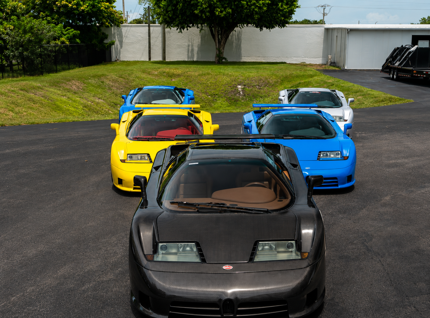 Carrio Motor Cars Shows Off FIVE Ultra-Rare Bugatti EB110 Supercars