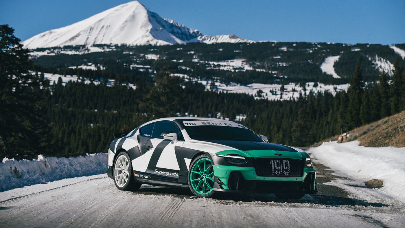 Bentley Brings Classic & Modern Masterpieces To FAT Ice Race In Montana