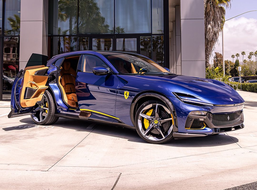 Ferrari of Newport Beach Shows Off A Ferrari Purosangue In Blu
