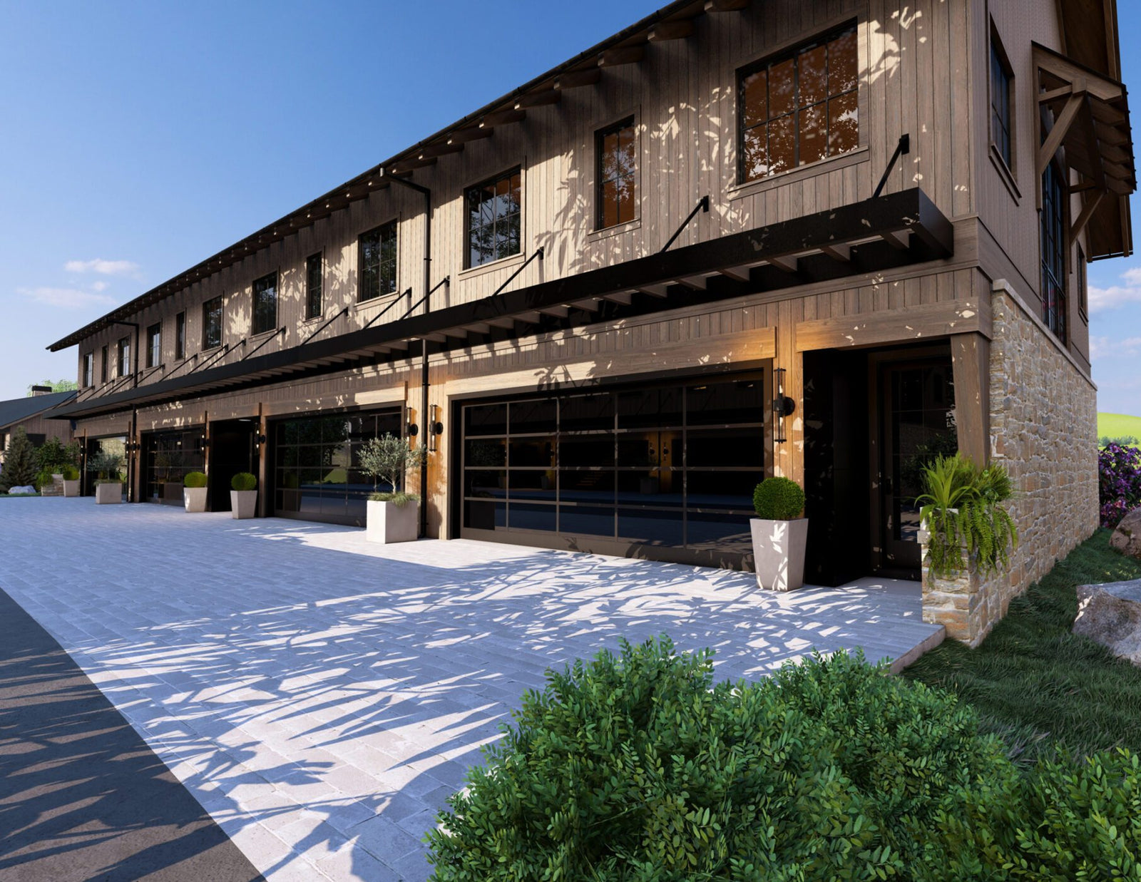 GARAGE EXTERIOR RENDERINGS 11 x 8.5 3