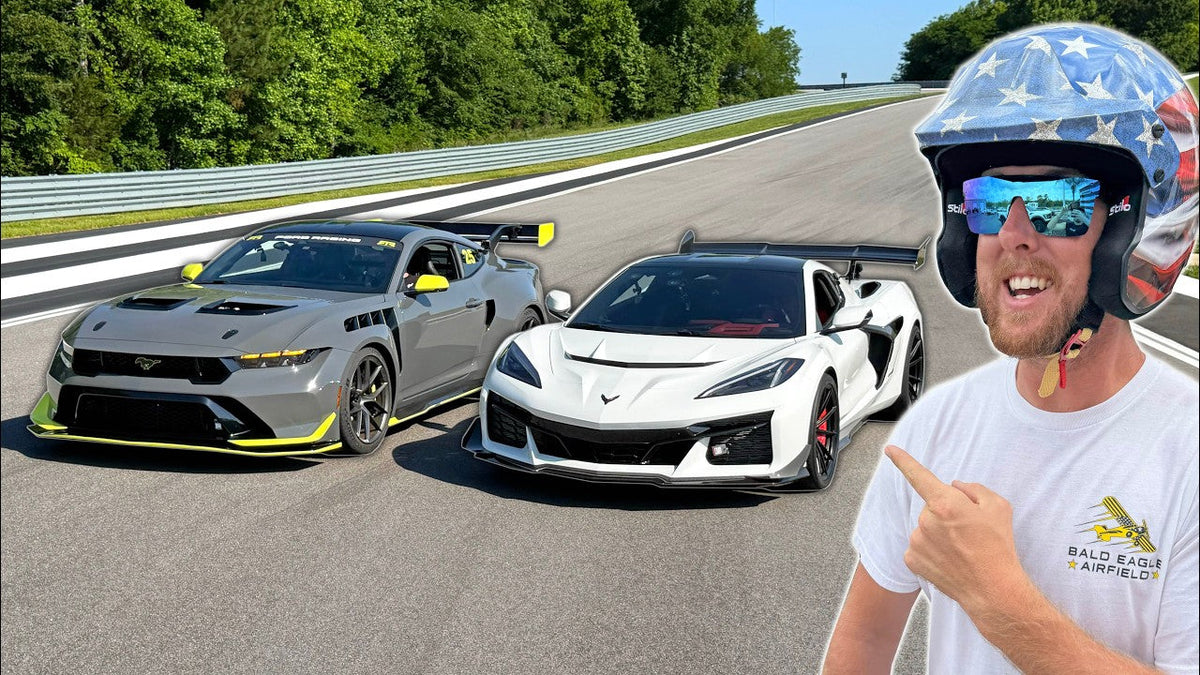 Watch Cleetus McFarland’s Corvette ZR1 Take on Vaughn Gittin Jr.’s Mustang GTD