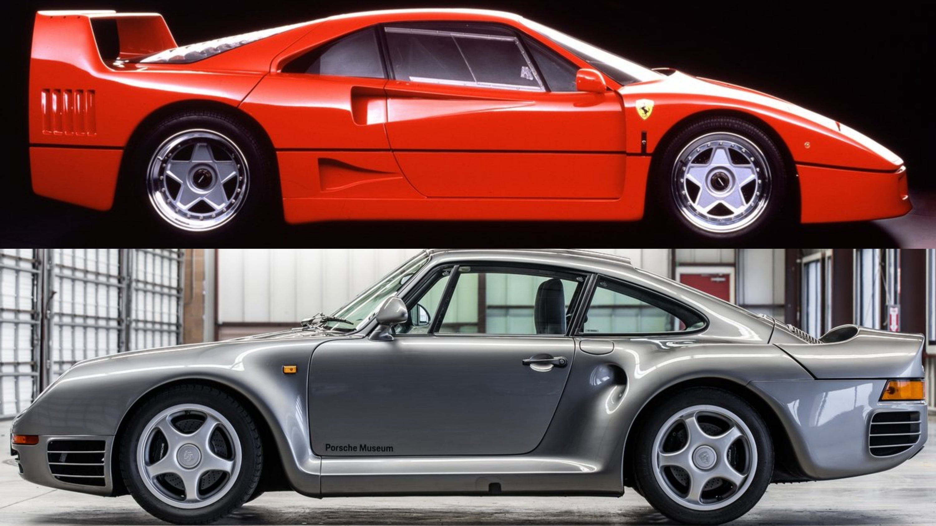 Comparison: Ferrari F40 Vs Porsche 959