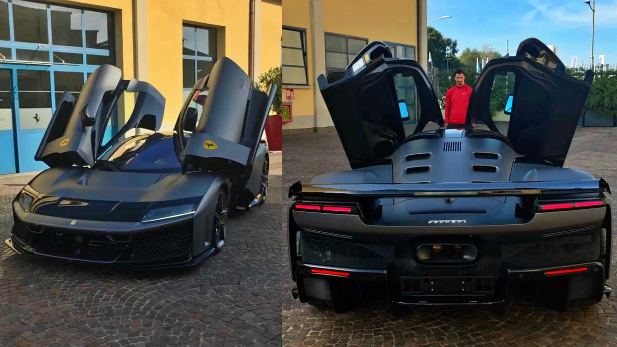 Zlatan Ibrahimović Takes Delivery Of A Ferrari F80 For His 45th Birthday