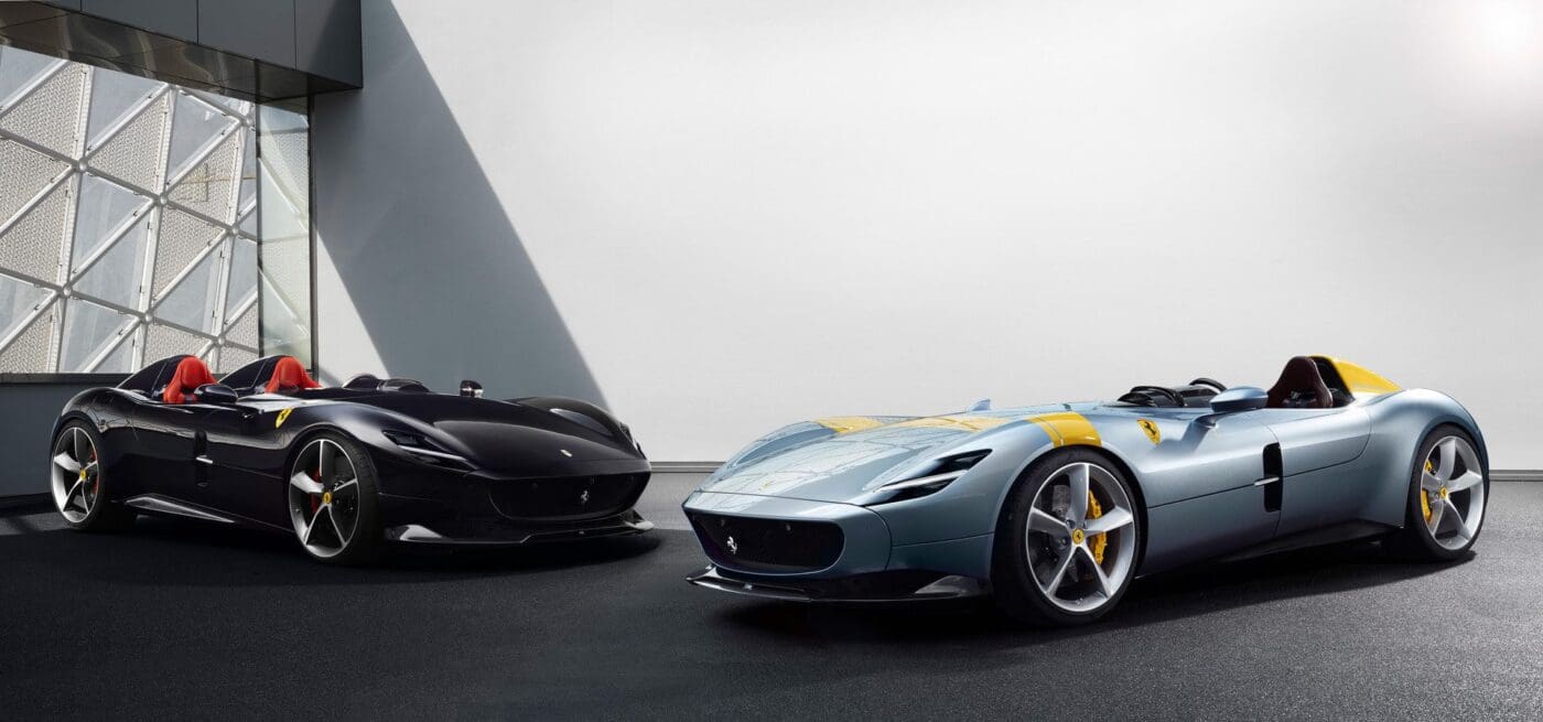 Ferrari Monza SP1 dx Ferrari Monza SP2 sin @Copyright Ferrari S.p.A.