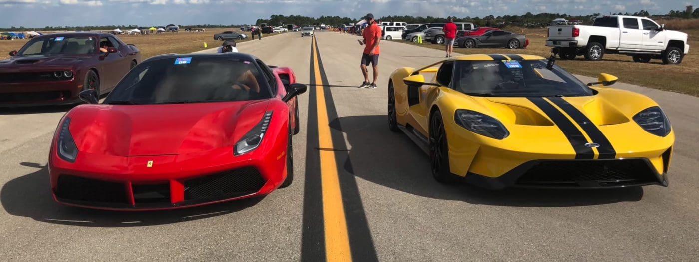Ford GT vs 488