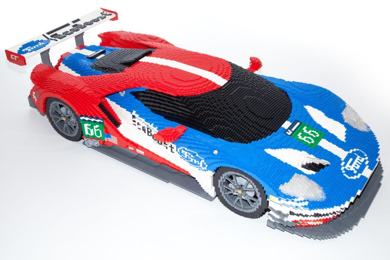 LEGO Ford GT Race Car Goes on Display in Le Mans