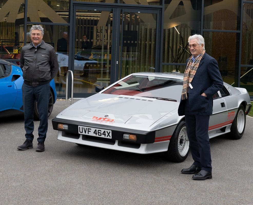 Giorgetto Giugiaro right and son Fabrizio left