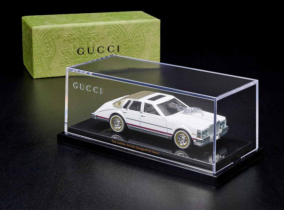 Hot Wheels Partners With Gucci On A 1:64 Scale Cadillac Seville