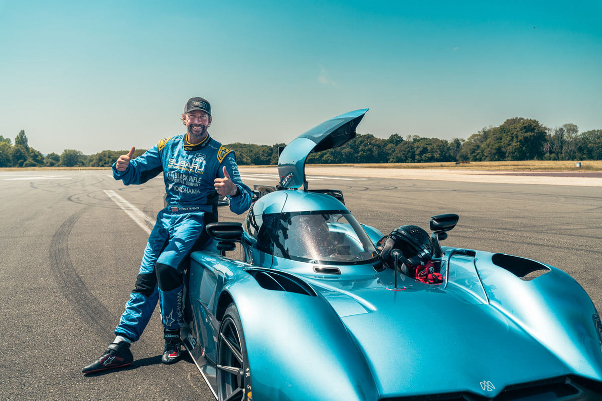 Travis Pastrana Drives The McMurtry Spéirling Prototype In England