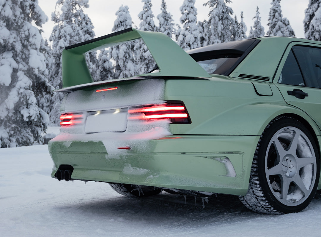 HWA's “Evo II” Restomod Survived Sweden's Ice and Spain's Heat