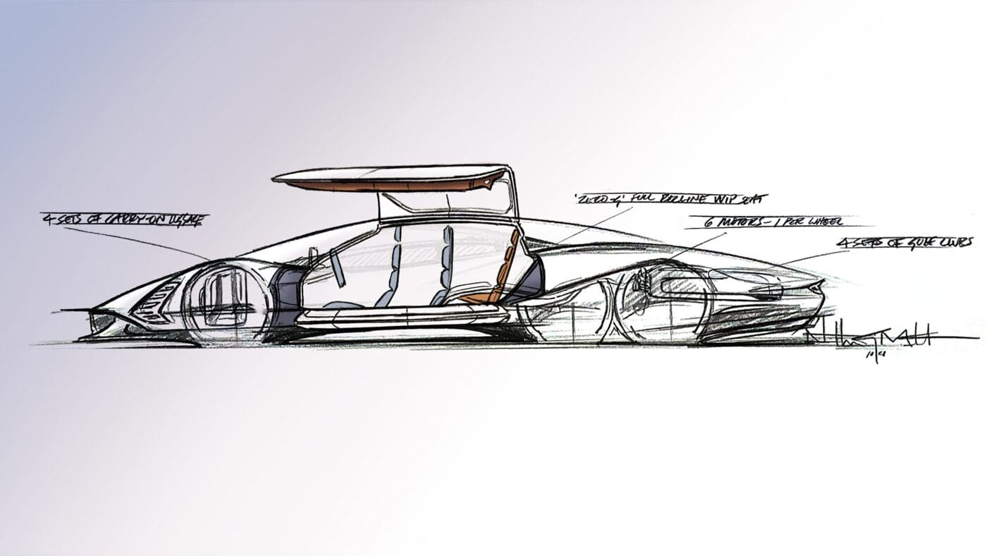 Hennessey's Six-Wheeled All-Electric "Project Deep Space" Is Set To Launch In 2026