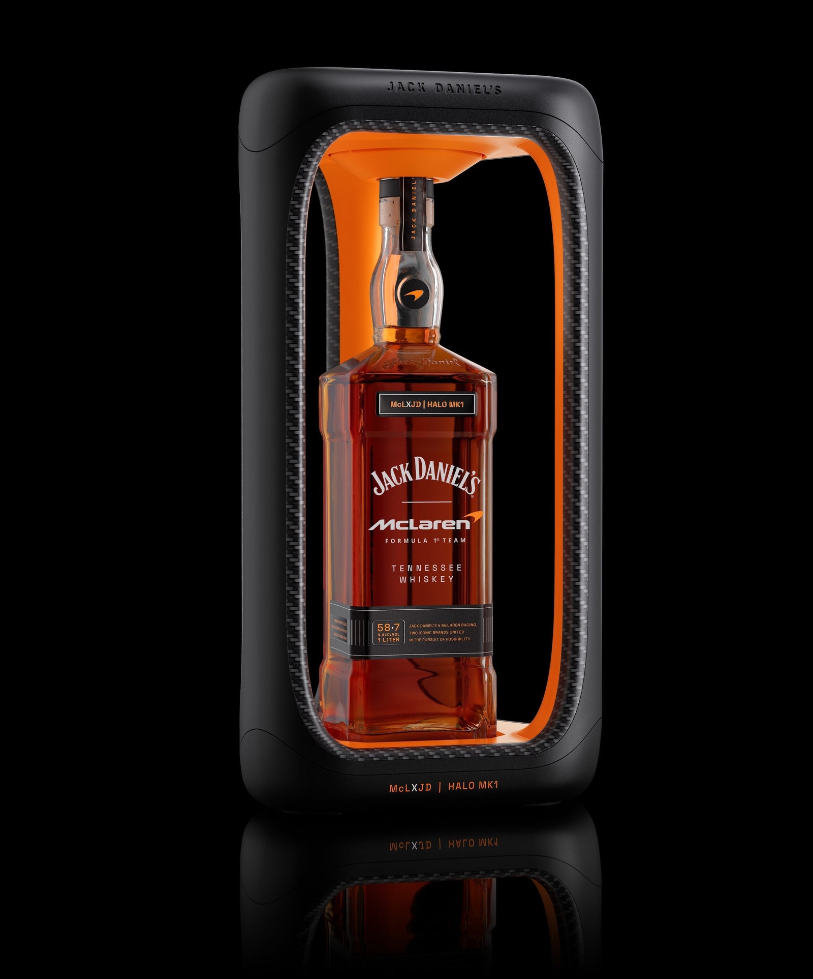 Jack Daniel’s Reveals $600 Halo MK1 Whiskey with McLaren Racing, a Collector-Grade Tribute to F1 Excellence