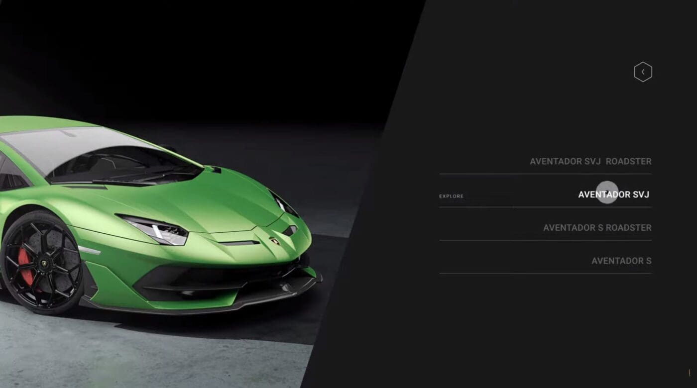 Lamborghini Website