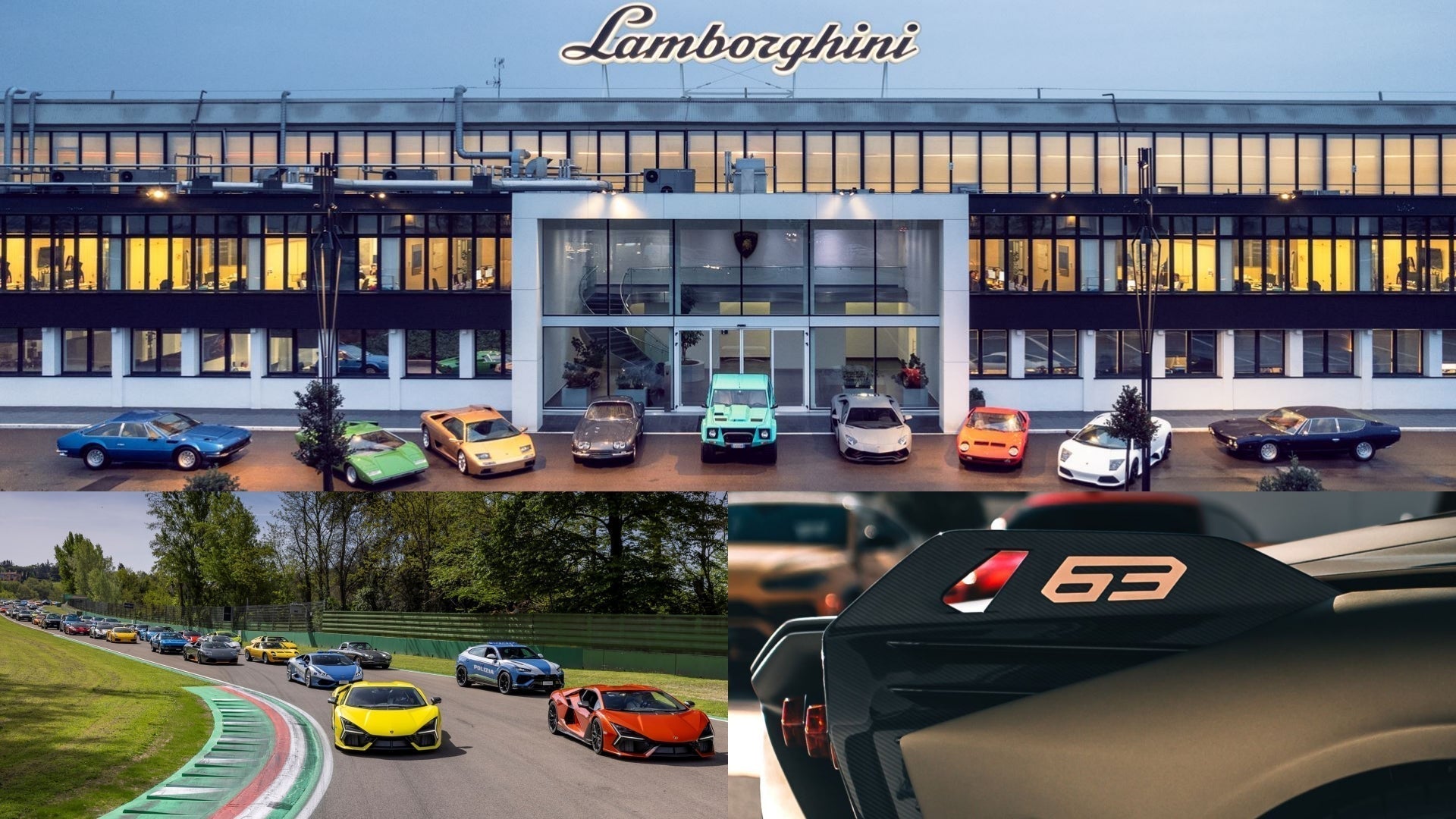 Lamborghini Turns 63: Sant'Agata's Most Iconic Number To Take Center Stage at Imola