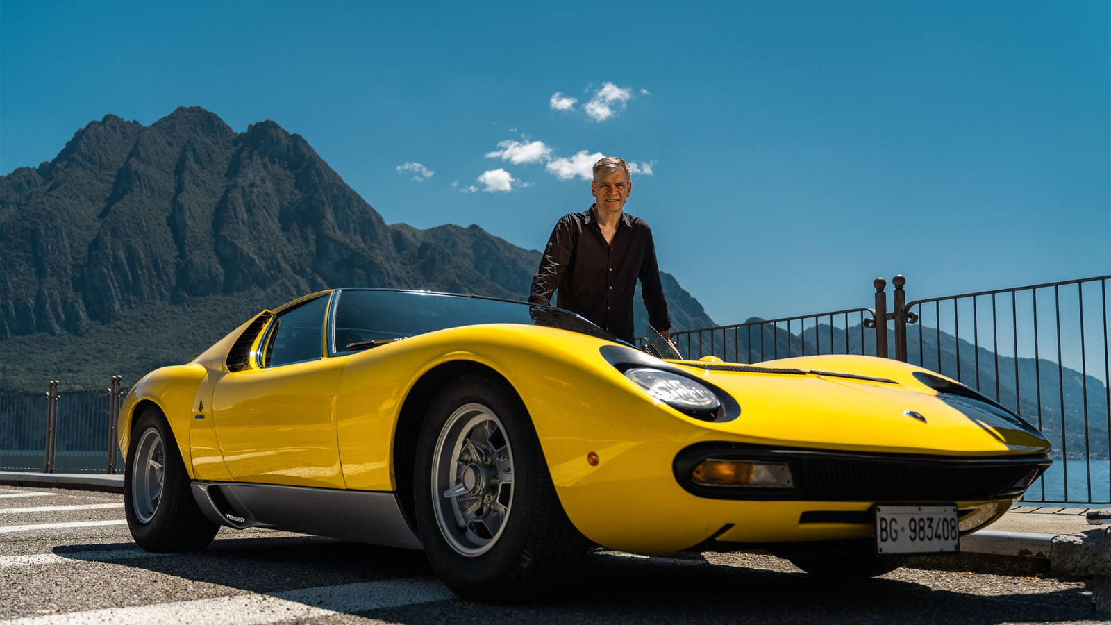Lamborghini Celebrates 55 Years of the Miura SV with Italian Astronaut Paolo Nespoli