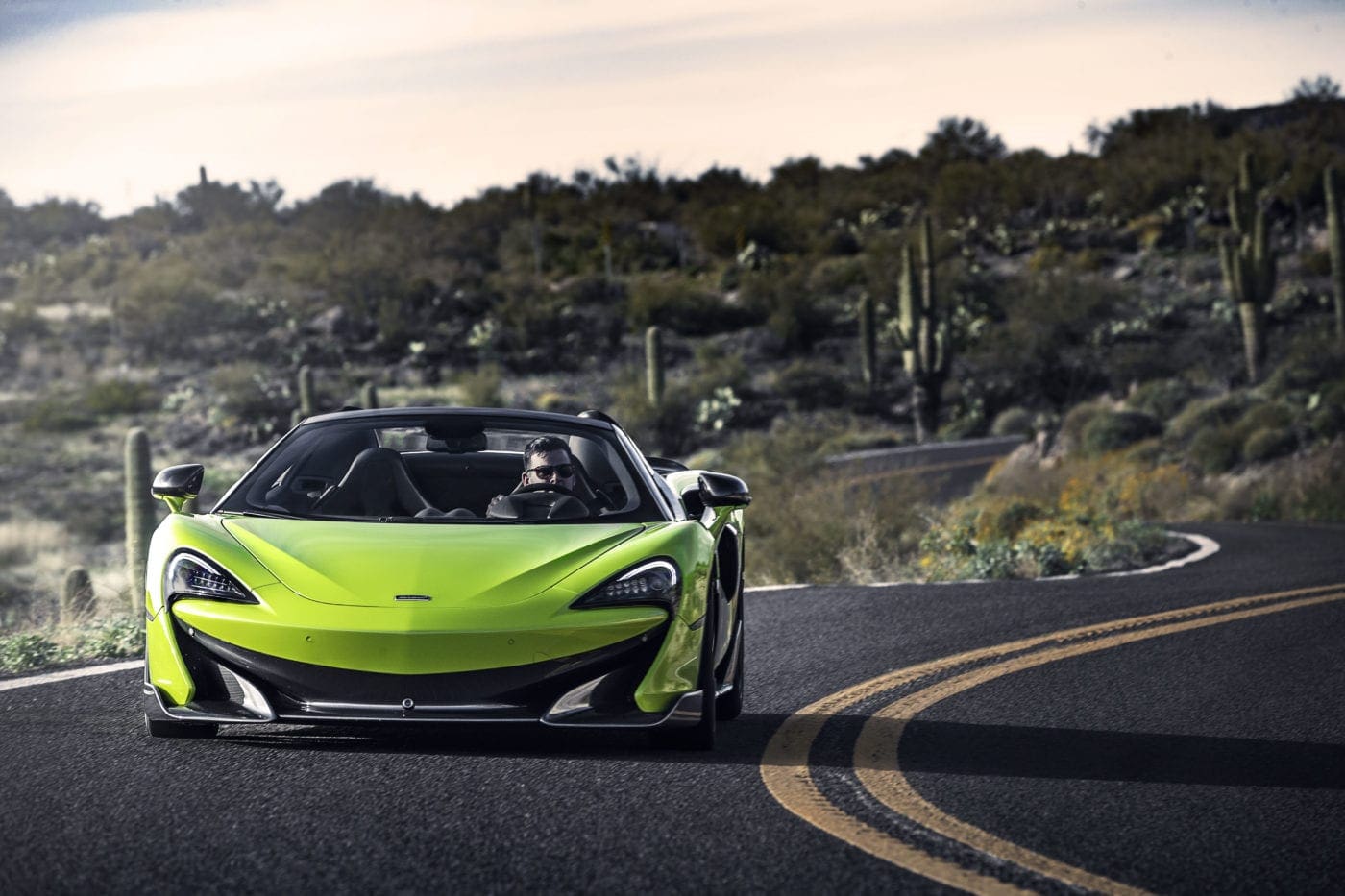 McLaren 720S Spider and 600LT Spider Global Test Drive - Arizona - Jan-Feb 2019