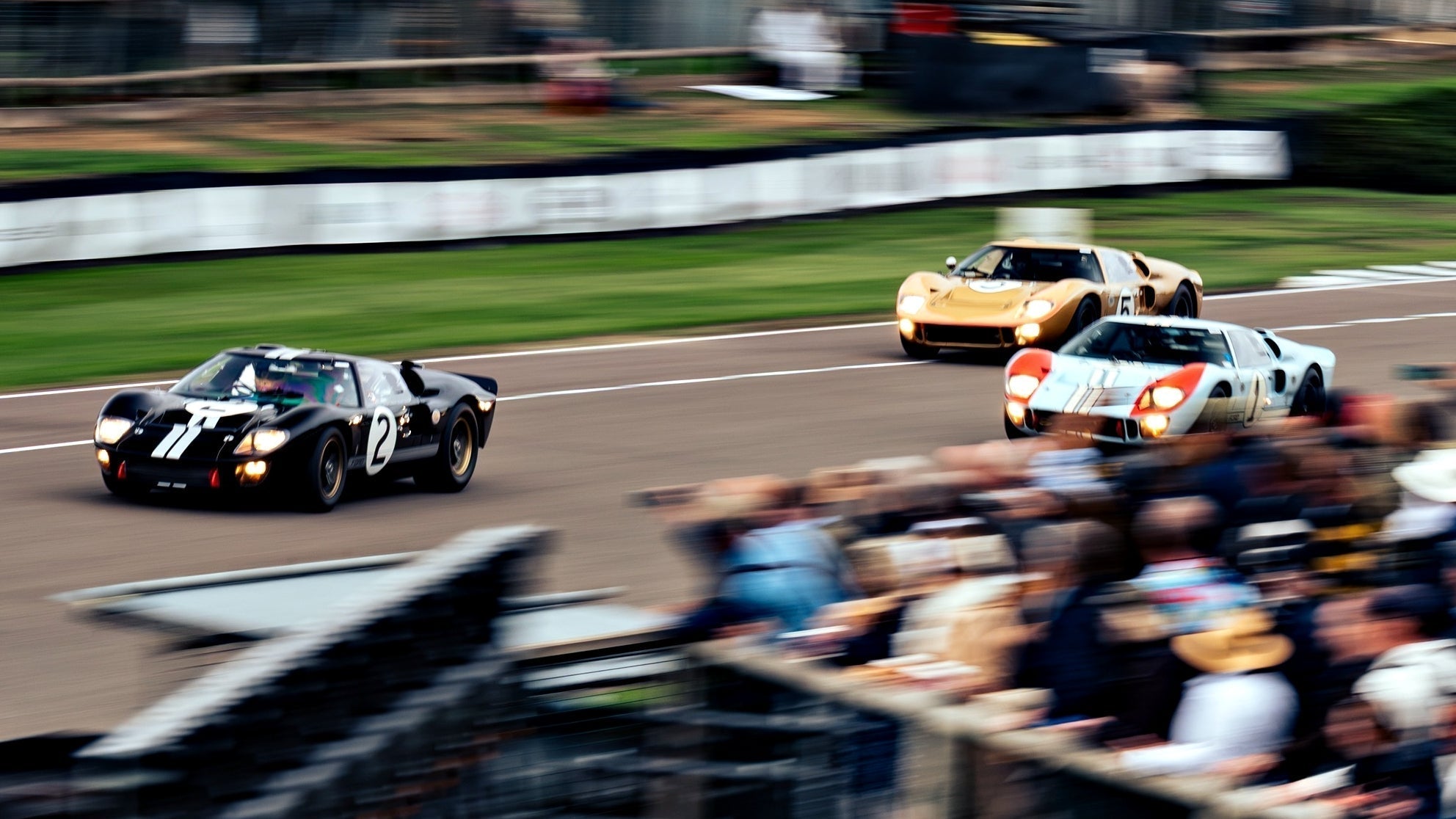 Ford's Famous 1966 GT40s Le Mans Podium Finish Recreated at 2026 Goodwood Revival
