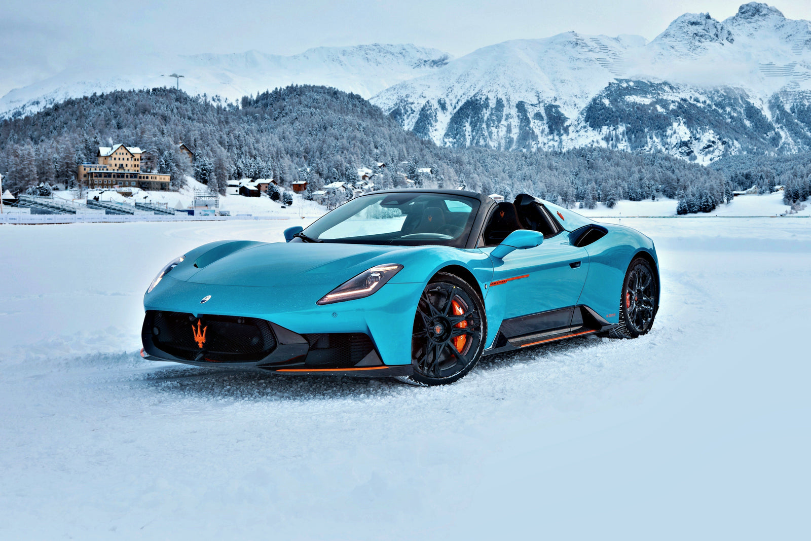 Maserati Unveils One-off MCPURA Cielo 'FROZEN MAGMA' at St. Moritz