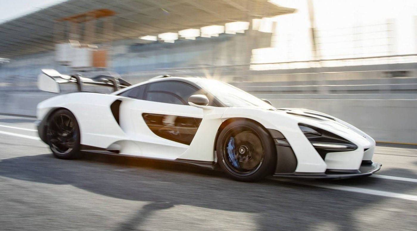 McLaren Senna hot laps