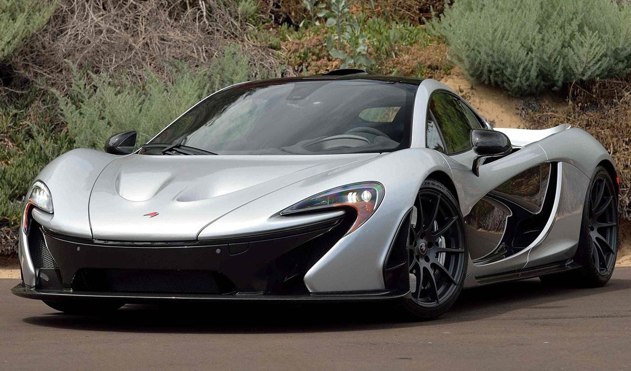 Mclaren p1 silver feature