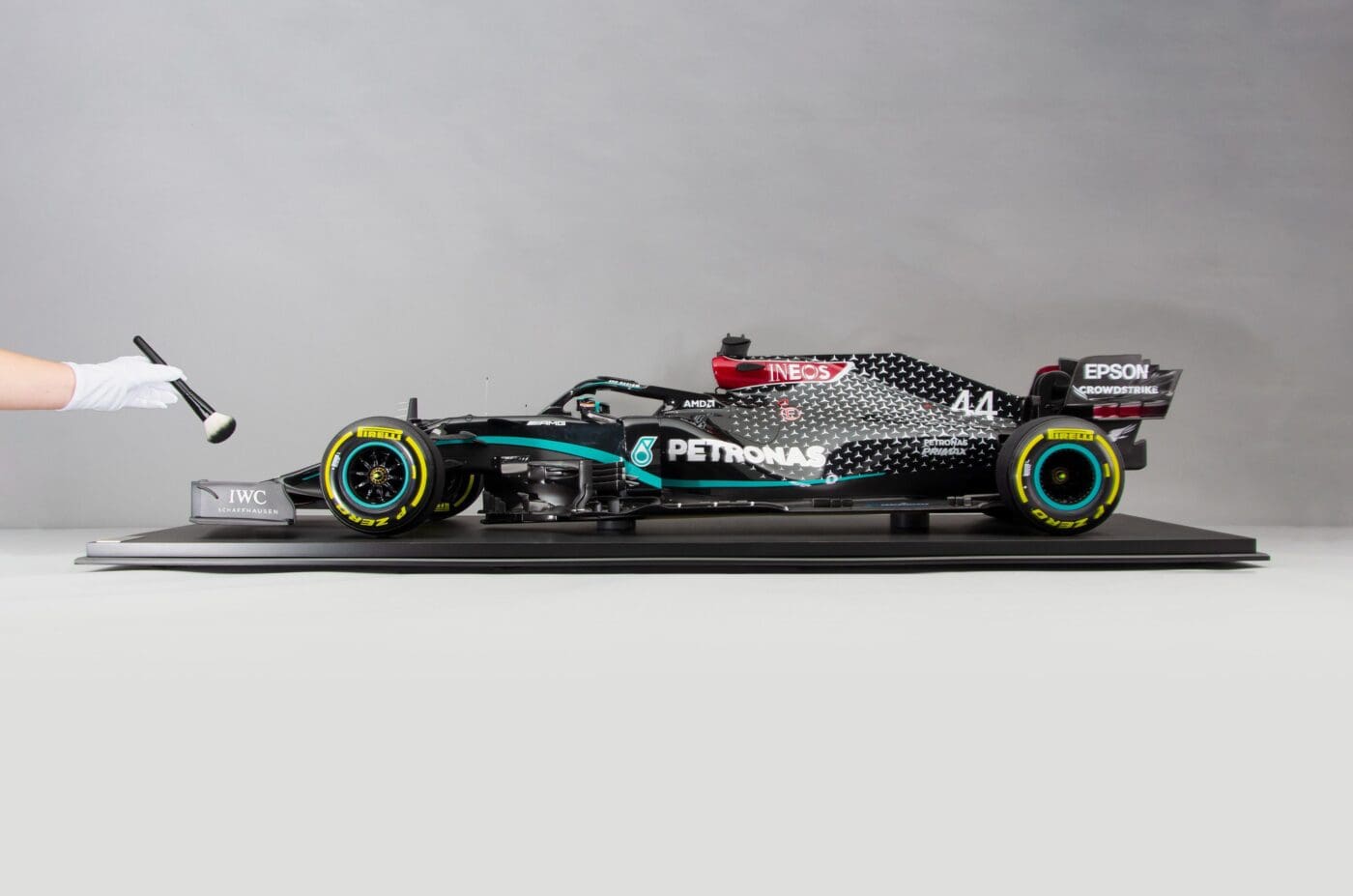 Amalgam Collection Shrinks Lewis Hamilton's Car to a Quarter of The Size