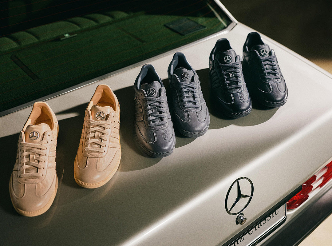 Adidas Samba OG x Mercedes-Benz Brings W201 Style to Sneakers