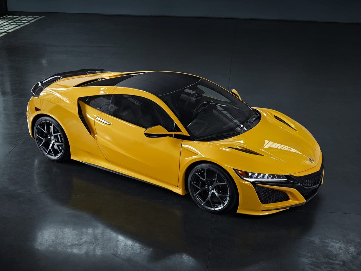 2020 NSX featuring Indy Yellow Pearl
