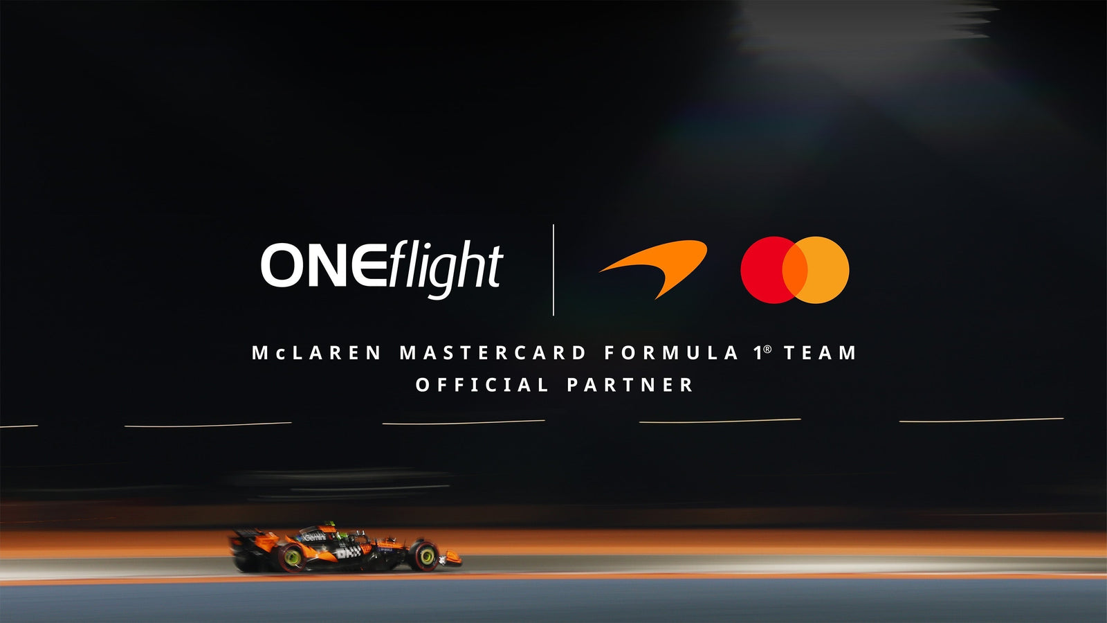 ONEflight International named Official Private Aviation Partner of the McLaren Mastercard Formula 1® Team