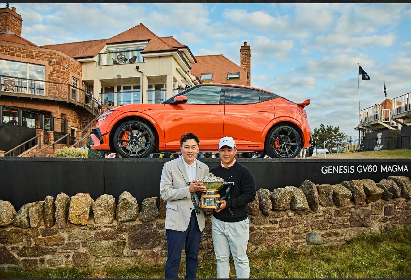 Golfer Tom Kim Gets A New Genesis GV60 Magma For Winning 2026 Genesis Scottish Open