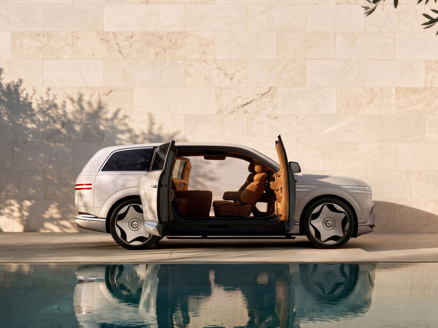 The New All-Electric Genesis GV90 Is A Flagship Full-Size Luxury SUV
