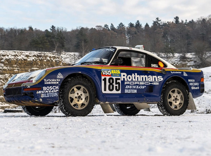 Porsche Restores The Ionic Rothmans 959 Paris-Dakar Rally Race Car Fro ...