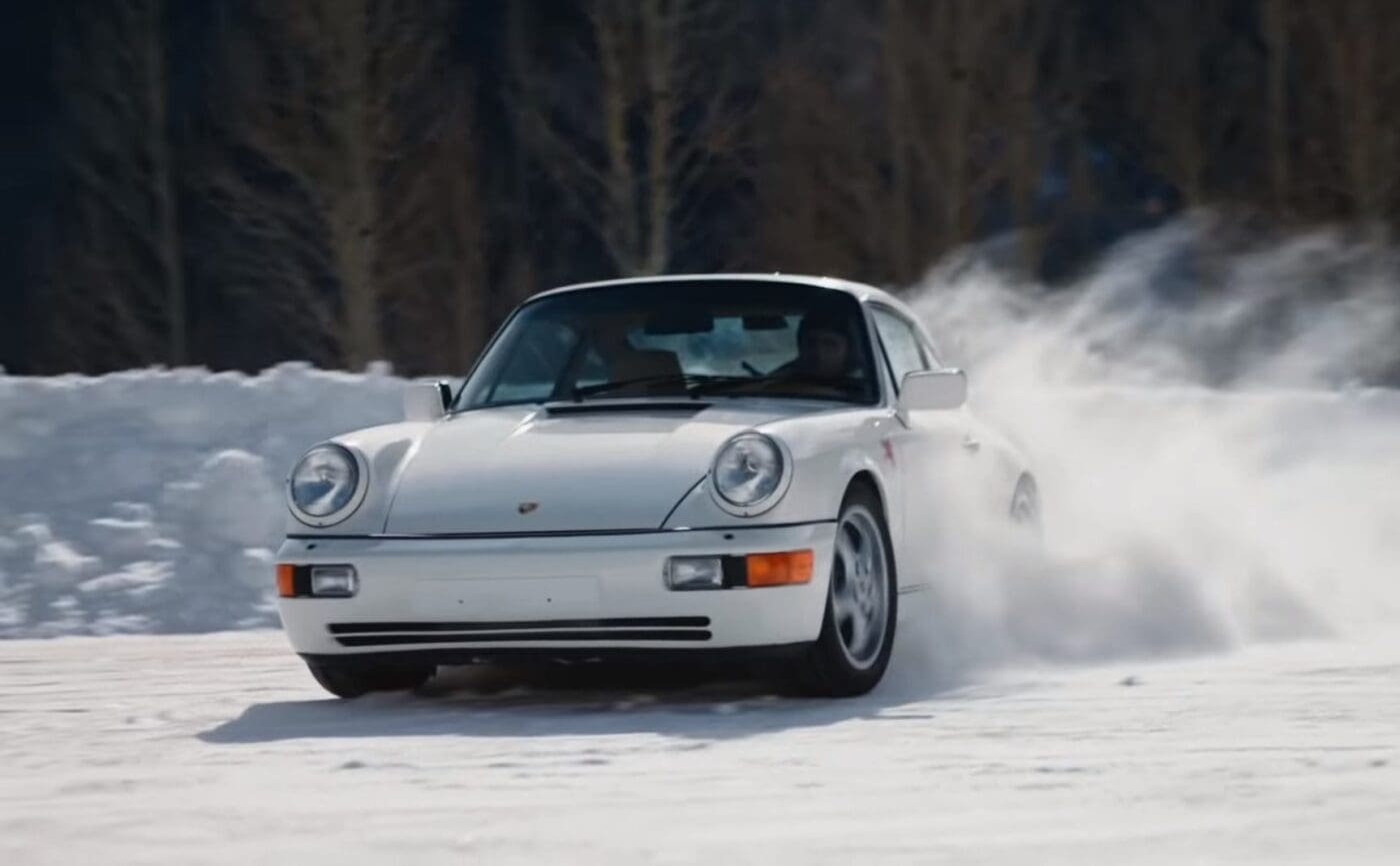 Porsche 964 on ice