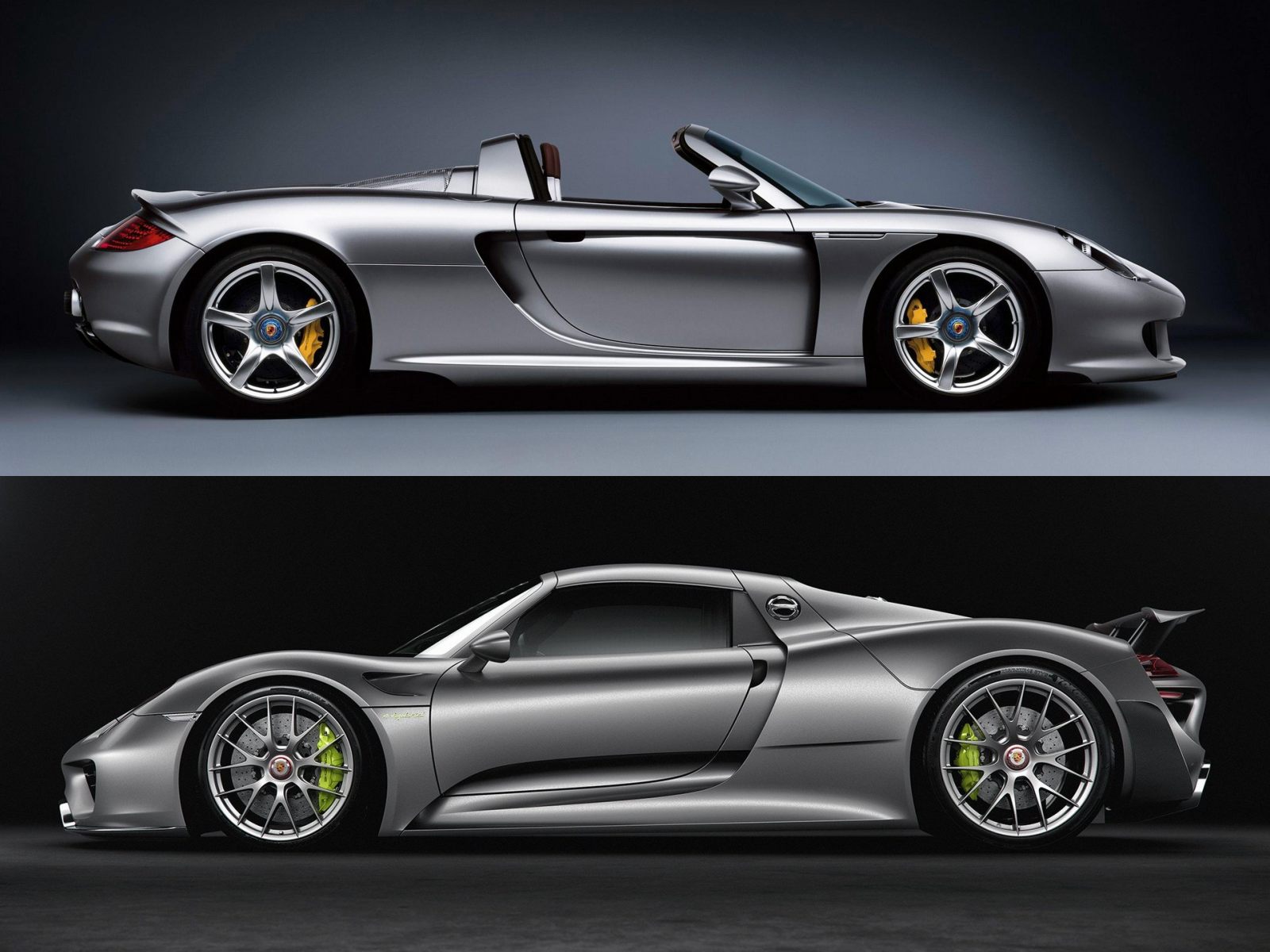 Porsche Carrera GT Vs 918 Spyder
