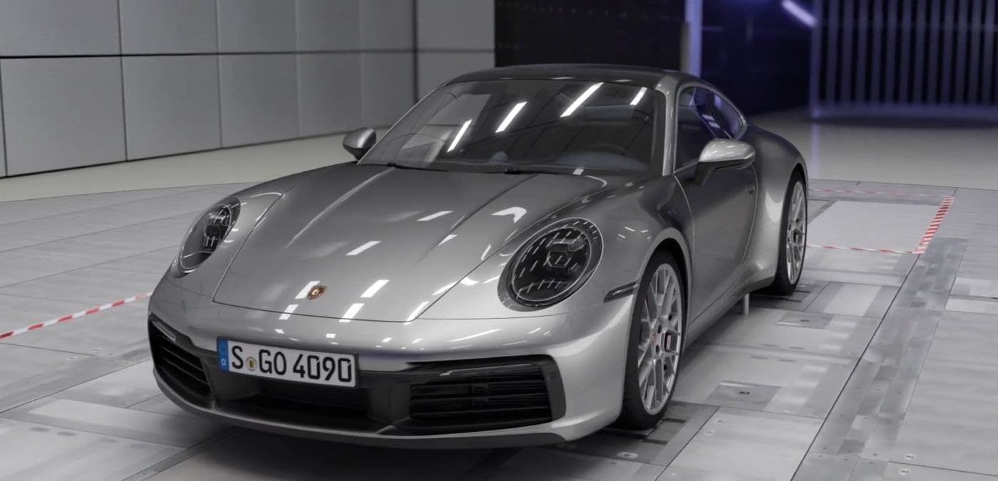 Porsche active aero