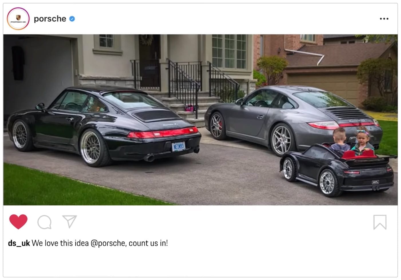 Porsche at home