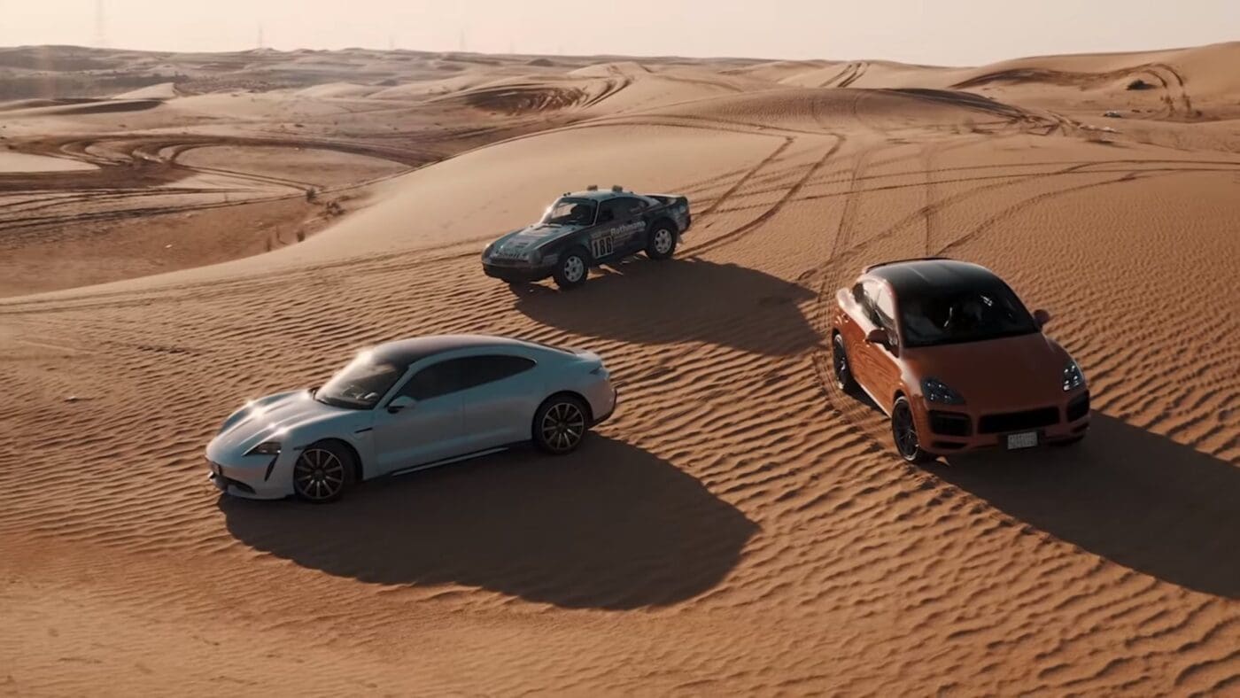 Porsche taycan Desert