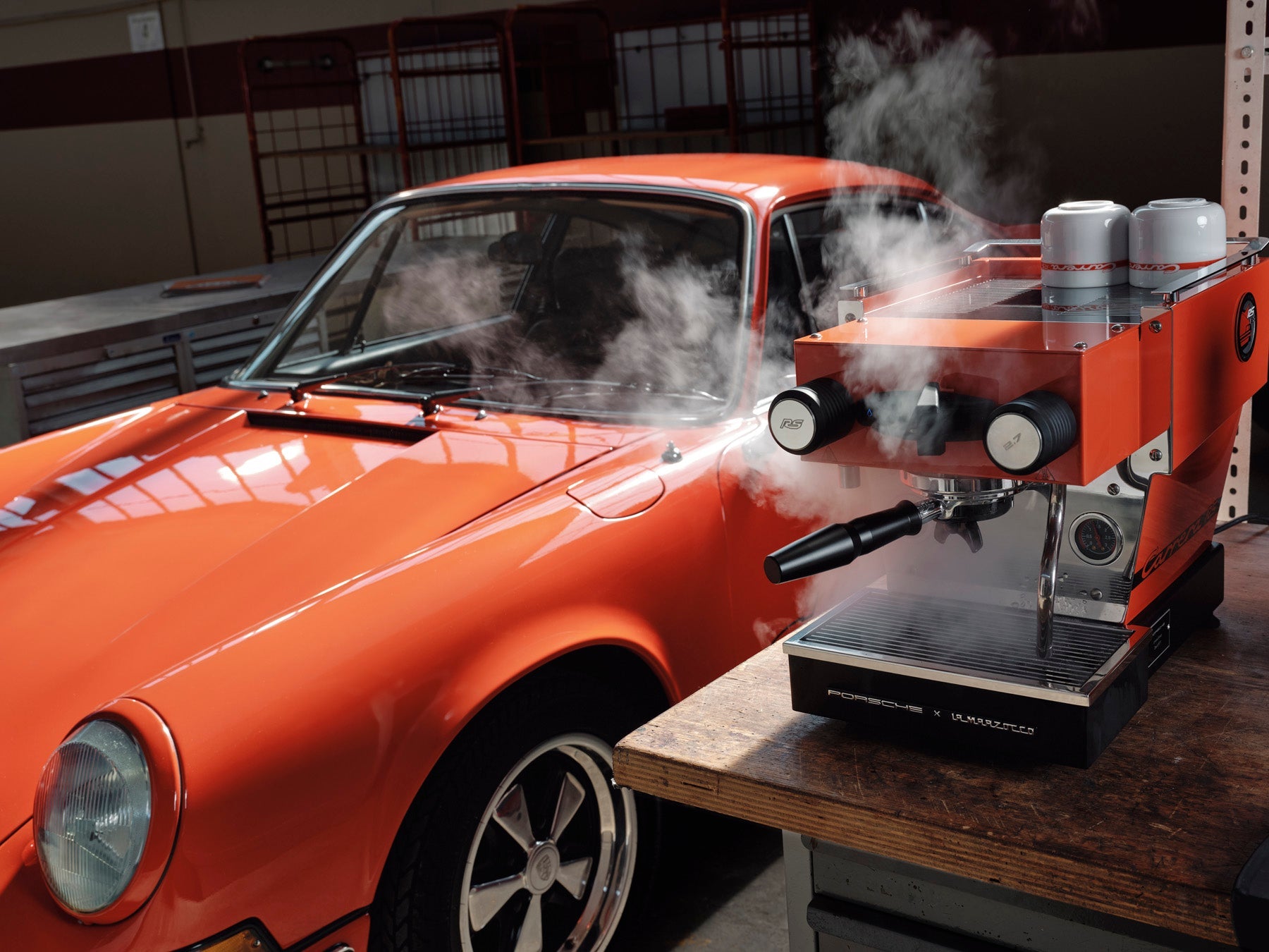 Porsche and La Marzocco Brew Up a 911 Carrera RS 2.7 Collection