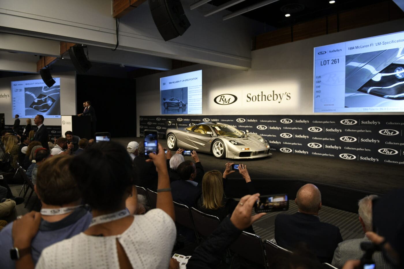 RECORD BREAKING 19 8 MILLION MCLAREN F1 LM SPEC HEADLINES RM SOTHEBY S 107 MILLION MONTEREY AUCTION 2